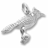 Sterling Silver Blue Jay Charm by Rembrandt Charms