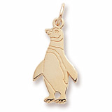 Gold Plated Penguin Charm by Rembrandt Charms