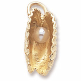 Rembrandt Oyster Charm, 10k Yellow Gold