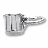 Rembrandt Baby Cup Accent Charm, 14K White Gold