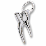 Rembrandt Tooth Charm, 14k White Gold