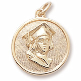 Gold Plated Graduation Charm by Rembrandt Charms