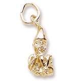 14K Gold Leprechaun Charm by Rembrandt Charms
