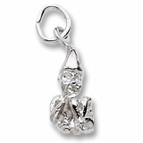 Sterling Silver Leprechaun Charm by Rembrandt Charms