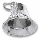 14K White Gold Tyrol Hat Charm by Rembrandt Charms