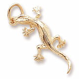 14K Gold Lizard Charm by Rembrandt Charms