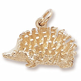 Rembrandt Hedgehog Charm, 14K Yellow Gold