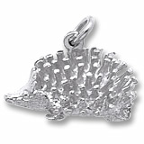 Rembrandt Hedgehog Charm, Sterling Silver