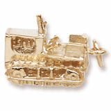 10K Gold Bulldozer Charm by Rembrandt Charms