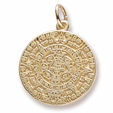 14K Gold Aztec Sun Charm by Rembrandt Charms
