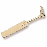 10k Gold Cricket Bat Charm by Rembrandt Charms