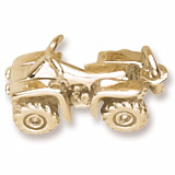 10K Gold All Terrain Vehicle Charm by Rembrandt Charms