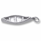 Sterling Silver Canoe Charm by Rembrandt Charms