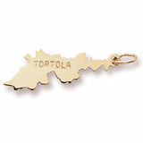 14K Gold Tortola Charm by Rembrandt Charms