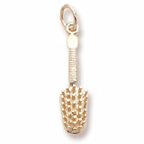 Gold Plated Hairbrush Charm by Rembrandt Charms