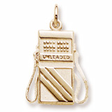 14K Gold Gas Pump Charm by Rembrandt Charms