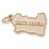 10K Gold Saudi Arabia Charm by Rembrandt Charms