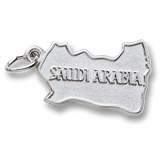 Sterling Silver Saudi Arabia Charm by Rembrandt Charms
