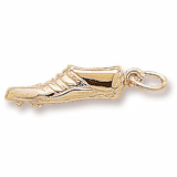 10K Gold Track Shoe Charm by Rembrandt Charms