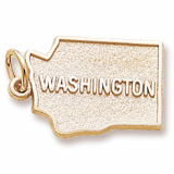 10K Gold Washington Charm by Rembrandt Charms