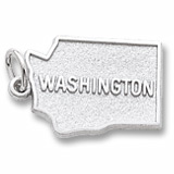 14K White Gold Washington Charm by Rembrandt Charms