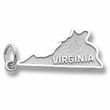 Sterling Silver Virginia Charm by Rembrandt Charms