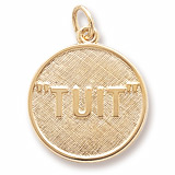 10K Gold I'll Get Round TUIT Charm by Rembrandt Charms