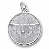Sterling Silver I'll Get Round TUIT Charm by Rembrandt Charms