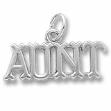 Sterling Silver Aunt Charm by Rembrandt Charms