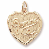 Grandma Heart Charm