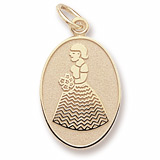 10k Gold Bridesmaid or Flower Girl by Rembrandt Charms