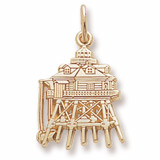 14K Gold Thomas Point Lighthouse Charm by Rembrandt Charms