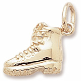 14K Gold Hiking Boot Charm by Rembrandt Charms