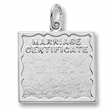Marriage Certificate Charm