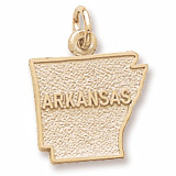 Gold Plated Arkansas Charm by Rembrandt Charms