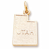 Gold Plated Utah Charm by Rembrandt Charms