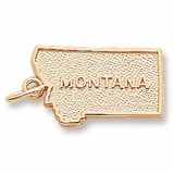 10K Gold Montana Charm by Rembrandt Charms