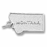 14K White Gold Montana Charm by Rembrandt Charms