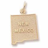 14K Gold New Mexico Charm by Rembrandt Charms