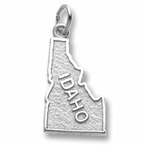 14K White Gold Idaho Charm by Rembrandt Charms