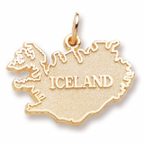 10K Gold Iceland Charm by Rembrandt Charms