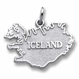 Sterling Silver Iceland Charm by Rembrandt Charms