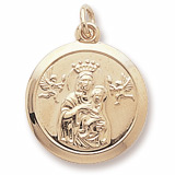 10K Gold Madonna and Child Charm by Rembrandt Charms