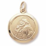 10K Gold Saint Anthony Charm by Rembrandt Charms