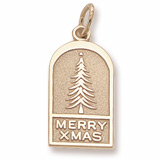 10K Gold Christmas Tree Ornament by Charm Rembrandt Charms