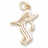 Gold Plated Savannah, Georgia Charm by Rembrandt Charms