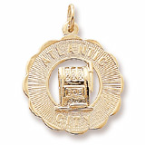 14K Gold Atlantic City Slots Charm by Rembrandt Charms