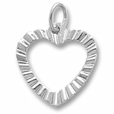 Sterling Silver Heart Charm by Rembrandt Charms