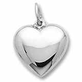 Sterling Silver Heart Charm by Rembrandt Charms