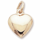 14K Gold Heart Charm by Rembrandt Charms